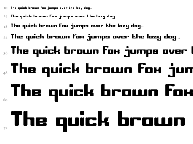 Great Heart font waterfall